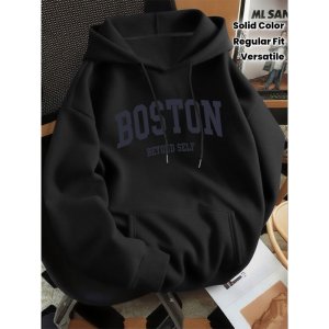 2026 New Men’s Loose Hoodie Thin Spring Autumn Versatile Casual No Pilling Fade Resistant
