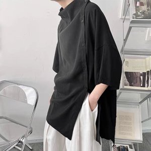 XS-5XL Summer Men’s Solid Color Short-Sleeve T-Shirt American Retro Fashion Trend High Street Casual Loose Breathable Men’s Tops